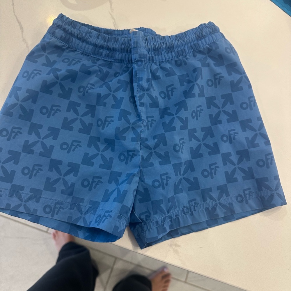 Off White Swim Shorts size 6